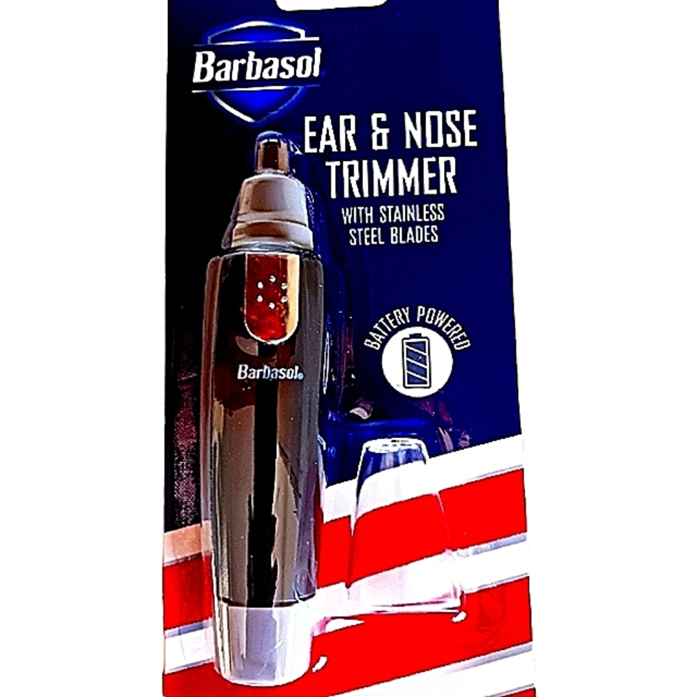 NEW Men's Grooming Tool Beauty Care Ear & Nose Hair Trimmer‎ Battery Operated